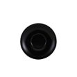 Picture of GW Porc Matt Black Saucer 16cm/6.25"