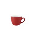 Picture of Genware Porcelain Red Bowl Shaped Cup 9cl/3oz