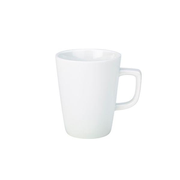 Picture of Genware Porcelain White Latte Mug 12oz each - use Utopia code