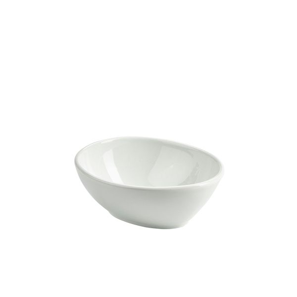 Picture of GW Porc Organi Oval Bowl 15.4 x 12.8cm/6 x 5"