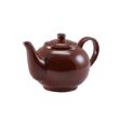 Picture of GenWare Porcelain Brown Teapot 45cl/15.75oz
