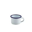 Picture of Enamel Mug White With Blue Rim 12cl/4.2oz