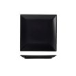 Picture of Luna Stoneware Black Square Plate 21cm/8.25"