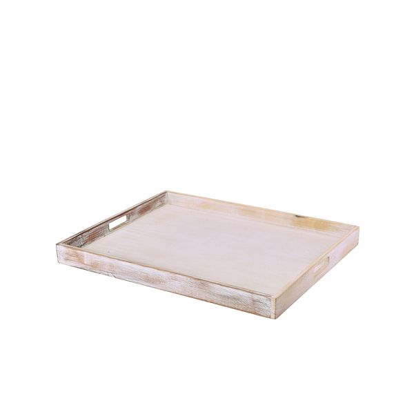 Picture of GW White Wash Butlers Tray 53.5x42.5x4.5cm
