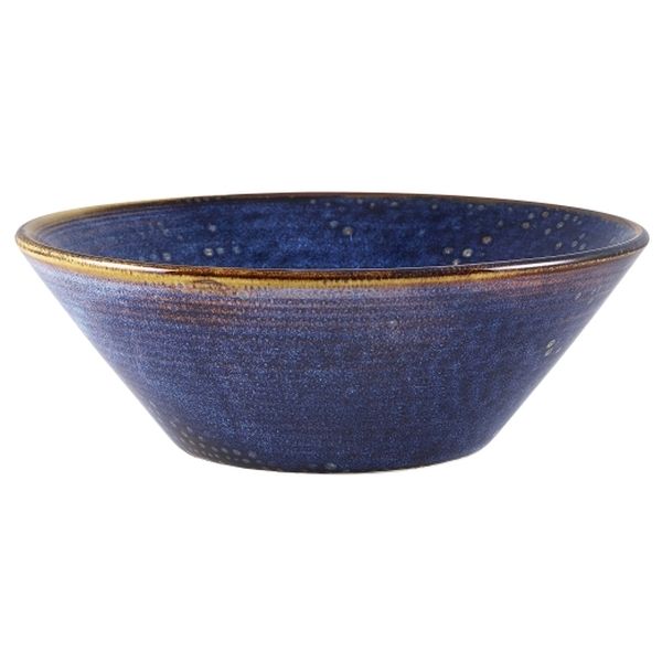 Picture of Terra Porcelain Aqua Blue Conical Bowl 19.5cm