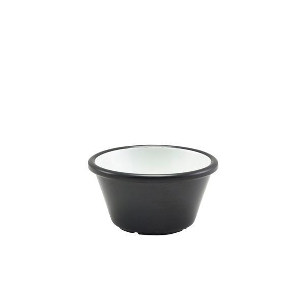 Picture of Melamine Ramekin Black & White 59ml/2oz each
