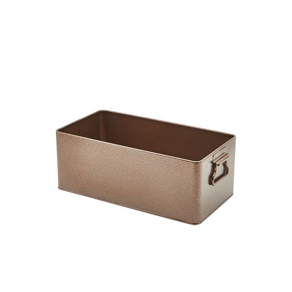 Picture of Galvanised Steel Buffet Box, GN 1/3 Antique Copper for buffet display