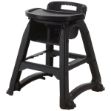 Picture of GenWare Black Stackable High/Baby Chair, tray sold seperately code is (HCHAIR-PPTBK)