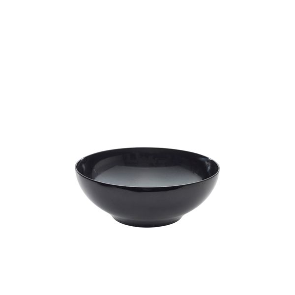 Picture of Black Melamine Round Buffet Bowl 25.7cm