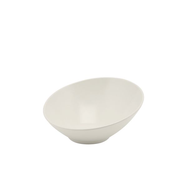 Picture of White Melamine Slanted Buffet Bowl 30X29X13cm