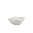 Picture of White Melamine Curved Square Bowl 26.2cm