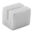 Picture of White Marble Sign Holder 3 x 2.5 x 2.5cm