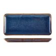 Picture of Terra Porc Aqua Blue Narrow Rect Platter 31cm