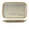 Picture of Terra Porc Matt Grey Rect Plate 34.5 x 23.5cm