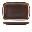 Picture of Terra Porc Rustic Copper Rect Plate 34x23.5cm