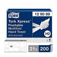 Picture of Tork Xpress® Flushable Multifold Hand Towel H2 (21x150)