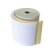 Picture of Two-Ply Bond Till Roll (76mm x 76mm, White/Yellow, Pack of 20) – Heavy-duty carbonless duplicate paper for impact kitchen and EPOS printers.