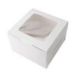 Picture of White Cake Box With Window 20x20x11cm 140pk