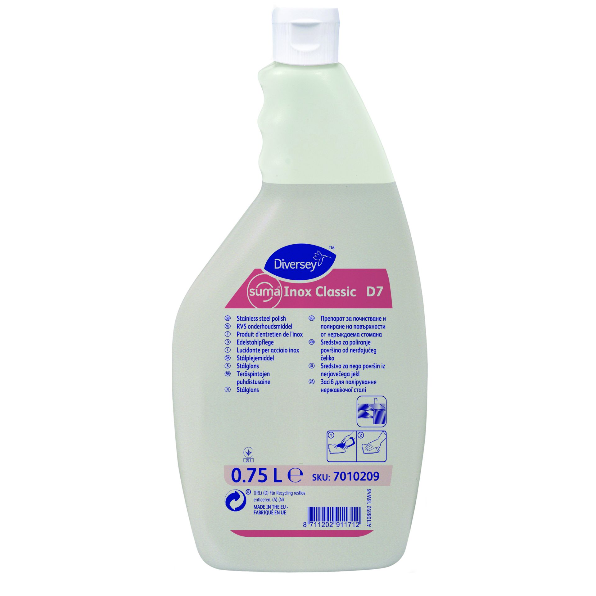 Picture of Suma Inox Classic D7 6x0.75L - Stainless steel polish - please use new code 7513553