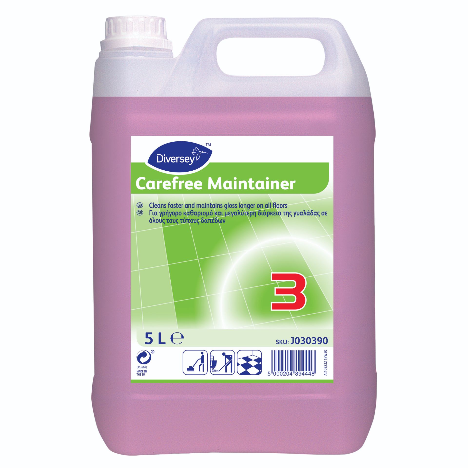 Picture of Carefree Pink Floor Maintainer Polish 5L , for spray buffing and polishing
