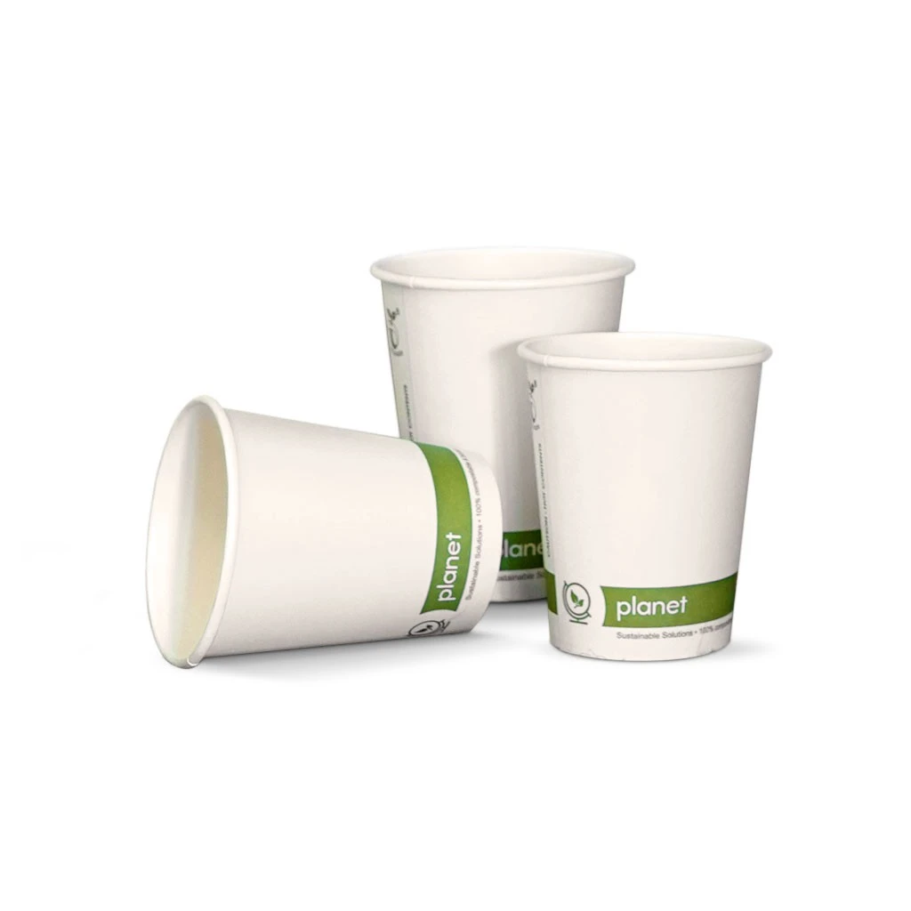Picture of 12OZ, Greenspirit Compostable  Double Wall White Coffee Cup 500pk