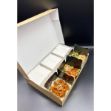 Picture of Food Platter, Kraft Brown no window, hinged lid (50/case) 