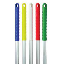 Picture of GREEN ALUMINIUM HANDLE, 2 HOLES FOR BREAK FRAME FLAT MOPS.