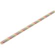 Picture of Paper Multi Stripe Straw 8" (20cm) Box of 250