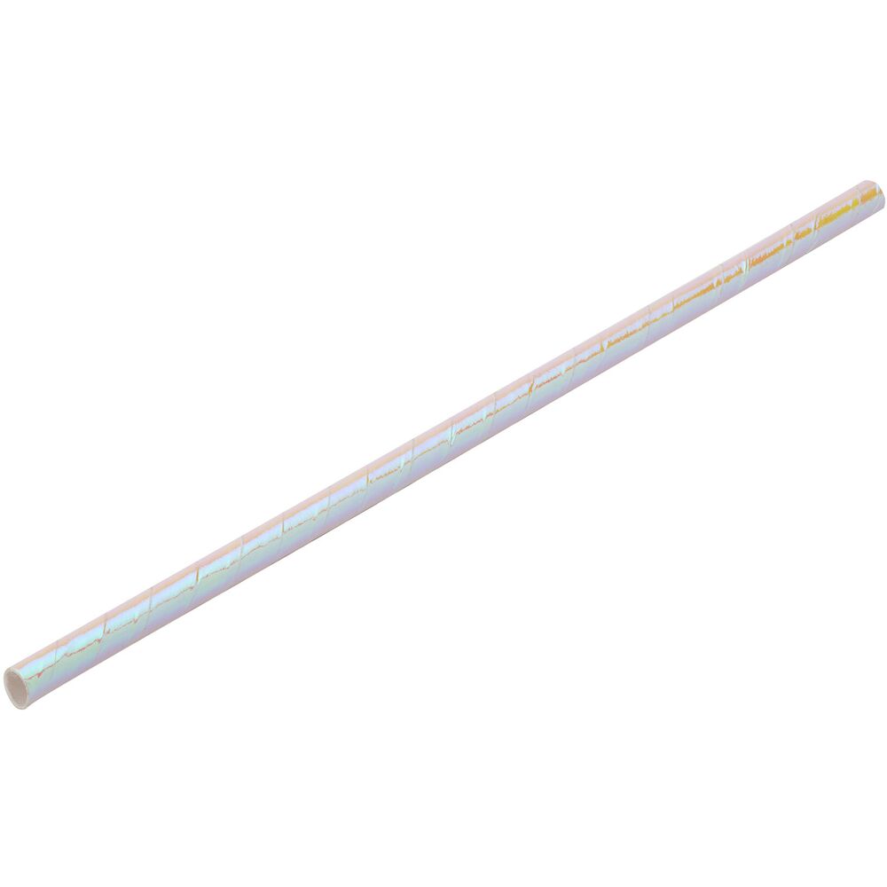 Picture of Paper Pearlescent Straw 8" (20cm) Box of 250
