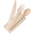 Picture of Birch Wood Cutlery Set (Box of 250 sets)