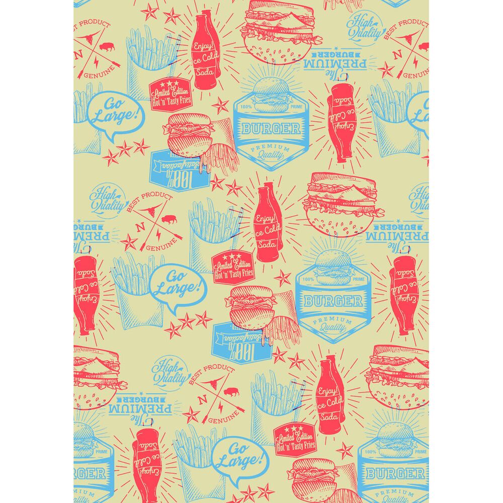 Picture of Burger Presentation Paper 10 x 17" (25.5 x 43cm) 500/case