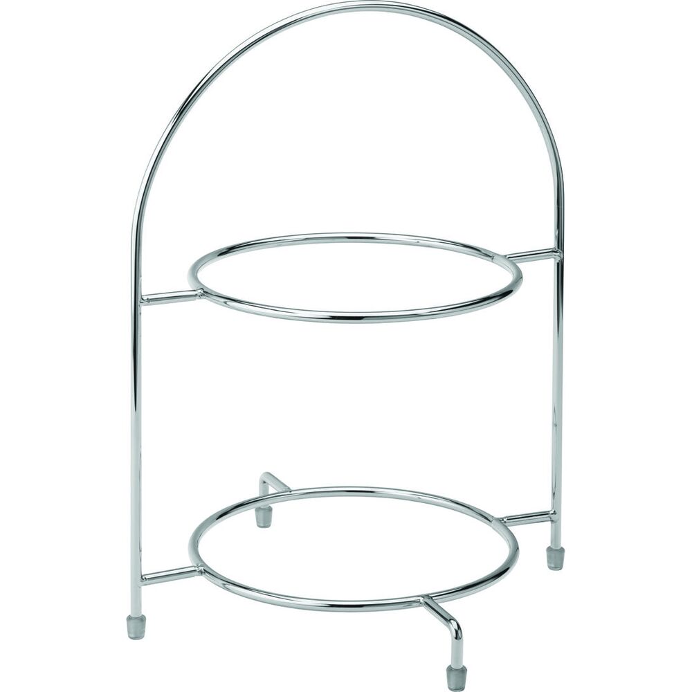 Picture of Chrome 2 Tier Cake Plate Stand 12.5" (32cm)