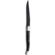 Picture of Laguiole Black Handled Steak Knife - Black Blade
