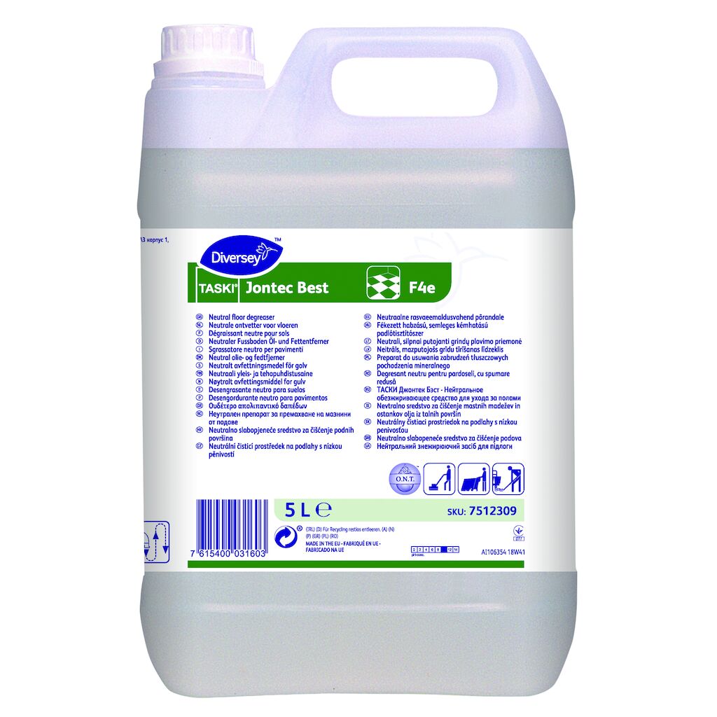 Picture of TASKI Jontec Best F4e 5L - Neutral floor degreaser, low foam