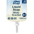 Picture of Tork Mildly Scented Liquid Soap S1, Fresh Scent, 6 x 1000ml, 420501