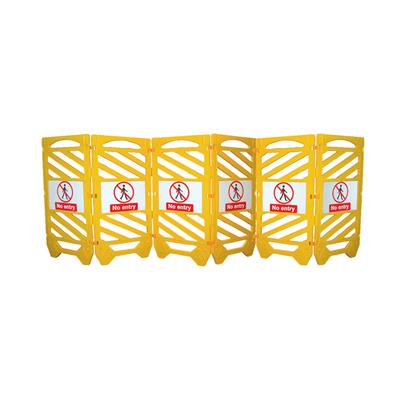 Picture of Safety Barrier Sign 101461 Yellow (Pair)