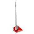 Picture of Red Long Handle Dustpan And Brush Set