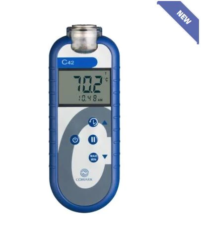 Picture of Calibrated Probe, 12 month Certification Included. Comark C42C Thermometer with PT24L/C Penetration Probe Traceable