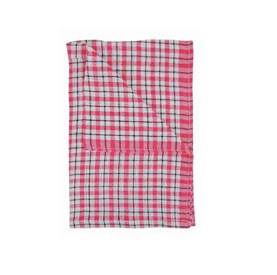Picture of Coloured Check Light Weight Tea Towel 43x68cm (10) Clearance Value Line