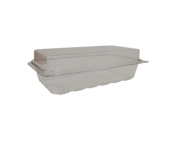 Picture of Rectangular Hinged Lid Cake Container 206x115x80mm (240)