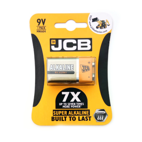 Picture of JCB LR22 9V SUPER ALKALINE BATTERIES SINGLE