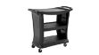 Picture of Rubbermaid Executive Service Cart Black