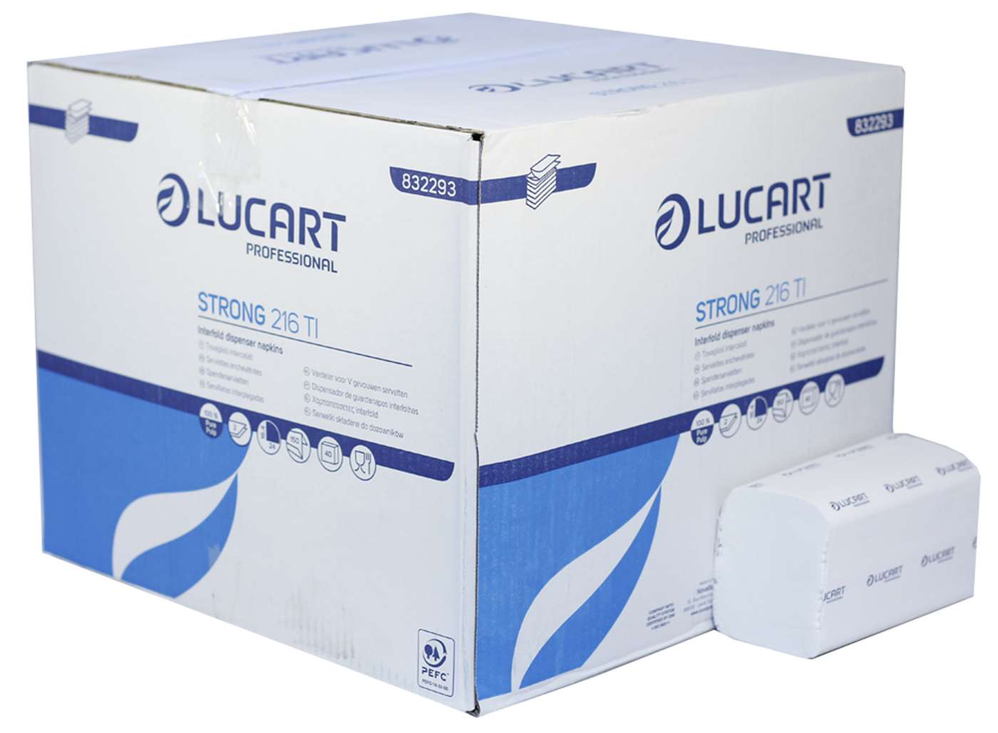 Picture of Lucart L-ONE COUNTER MODEL - Dispenser for interfolded napkins  - Not available until further notice
