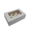 Picture of 6 Cupcake box with insert 6PT glued 125pk