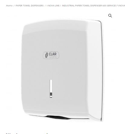 Picture of Clar Zfold Hand Towel Dispenser White T6100