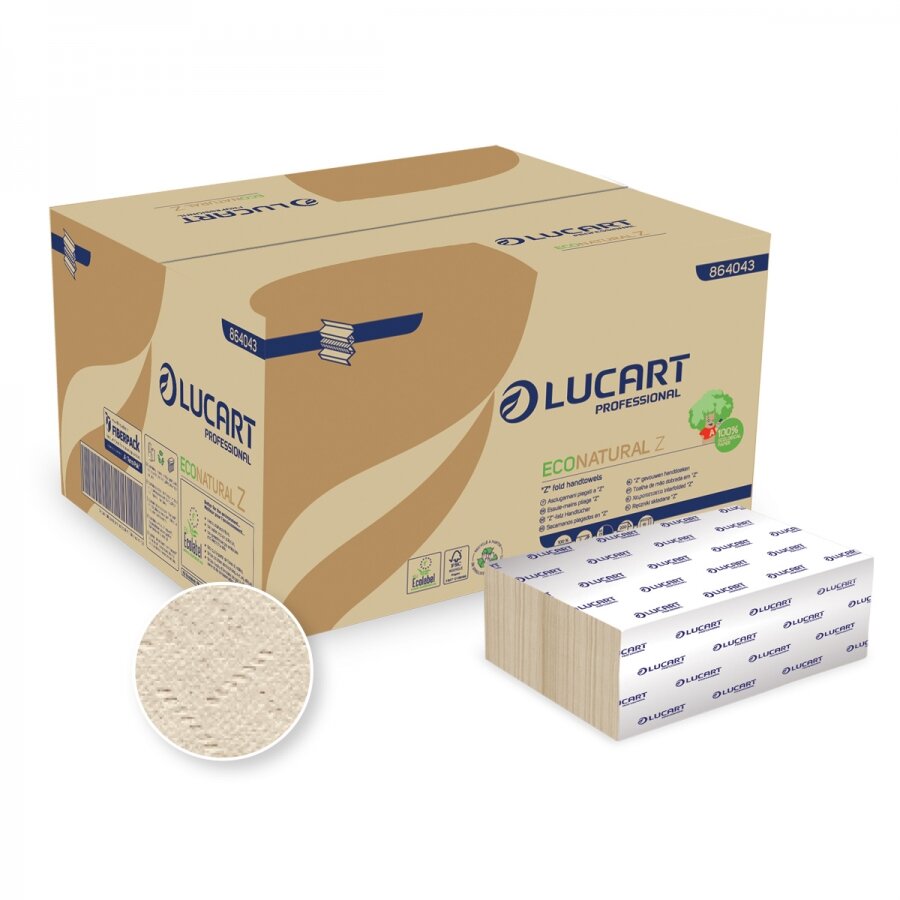 Picture of Lucart Eco Natural ZFold Hand Towel 2Ply 3000