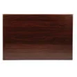 Picture of Bolero Pre-drilled Rectangular Tabletop Dark Brown 1200x800mm