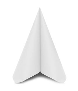 Picture of Linen Style Airlaid Napkins, 40cm Dinner, 4Fold White 500pk