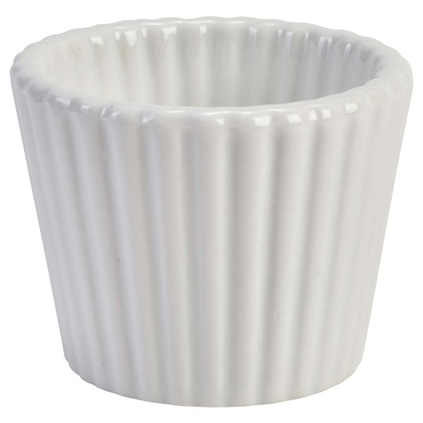 Picture of Genware Porcelain Fluted Ramekin 6.8cm/2.75"