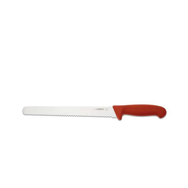 Picture of Giesser Slicing Knife 9 3/4" Red - Serrated
